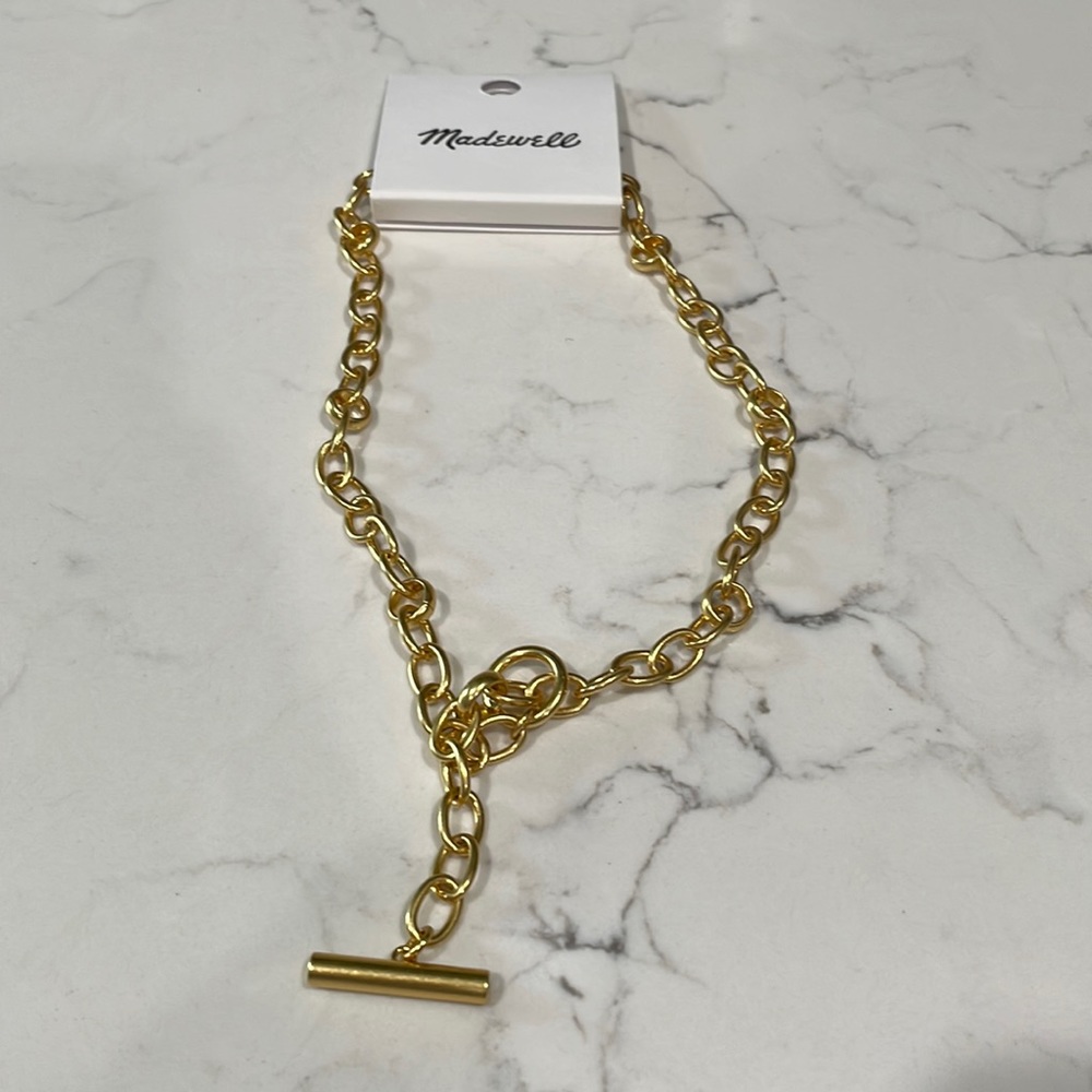 Madewell chunky chain. Lariat style. Great for layering!